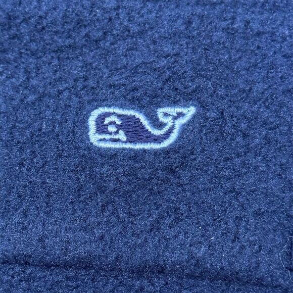 Vineyard Vines Boys' Harbor Fleece Vest Blue Size L Full-Zip Casual Large 16-18 - Picture 8 of 10